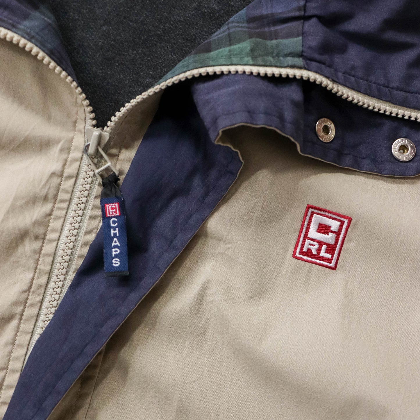 Chaps Ralph Lauren Sailing Windbreaker Jacket - 90s (L)
