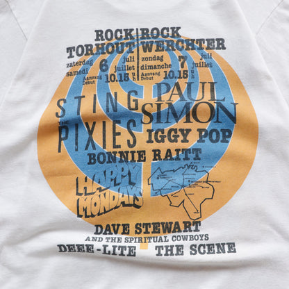 Vintage 1991 Rock Torhout Werchter Festival Tee - M