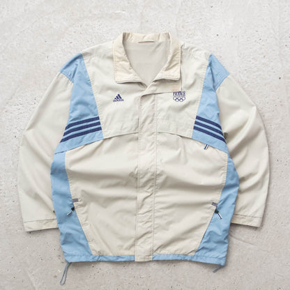 Adidas France Olympics Team Windbreaker Jacket - 90s (XL)