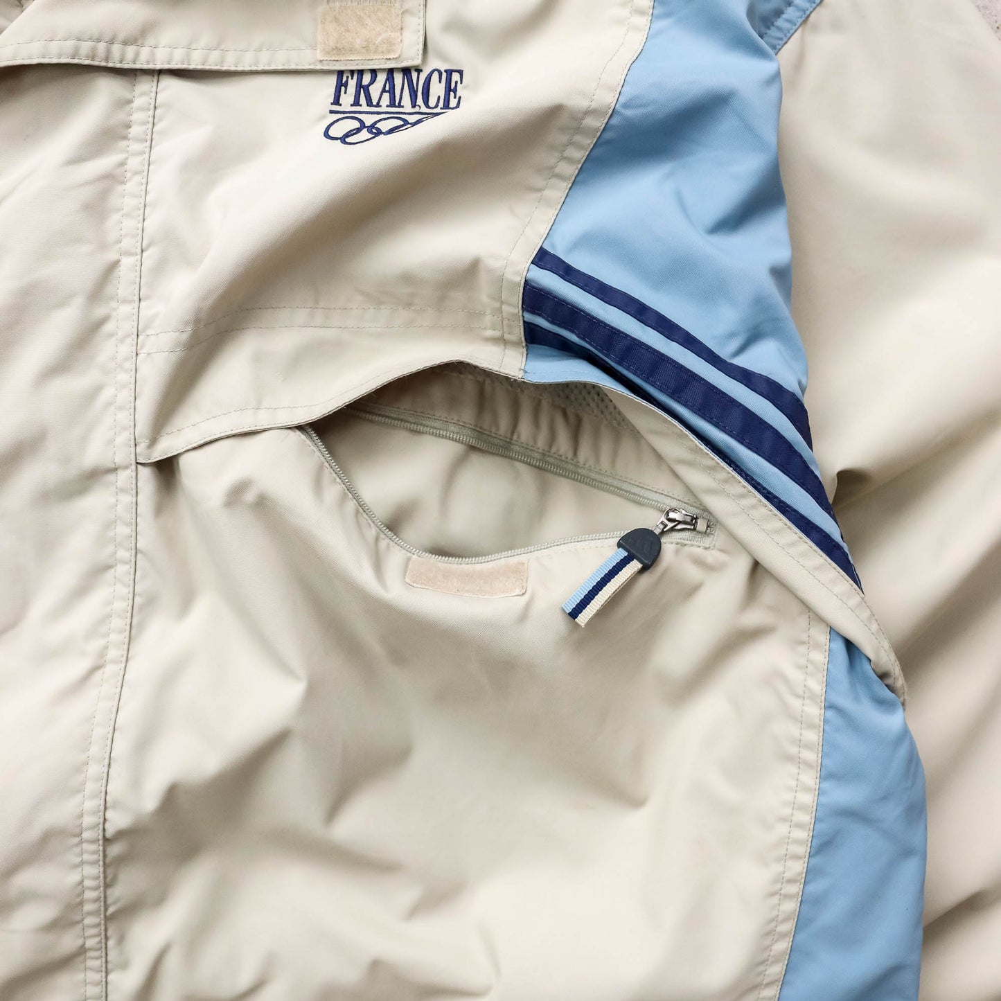 Adidas France Olympics Team Windbreaker Jacket - 90s (XL)