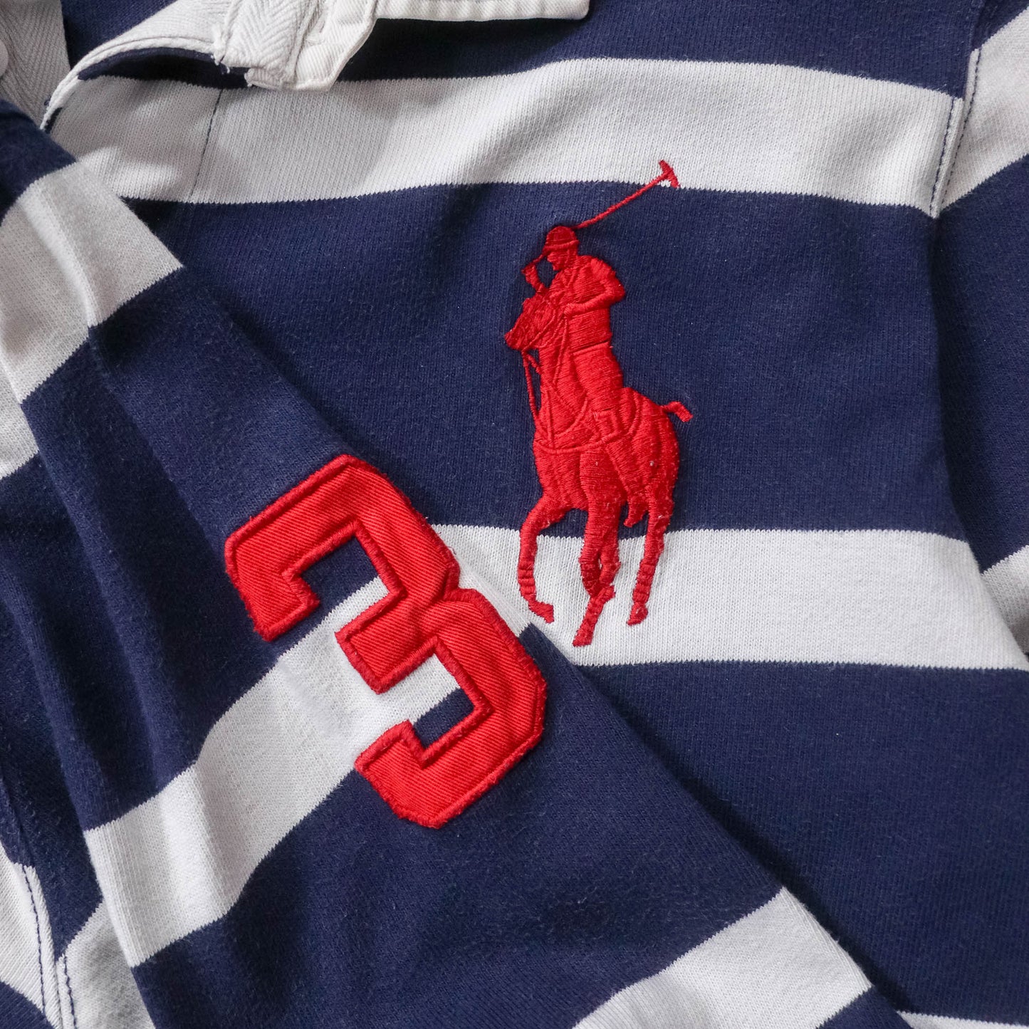 Polo Ralph Lauren Big Pony Rugby Shirt - 2000s (L)