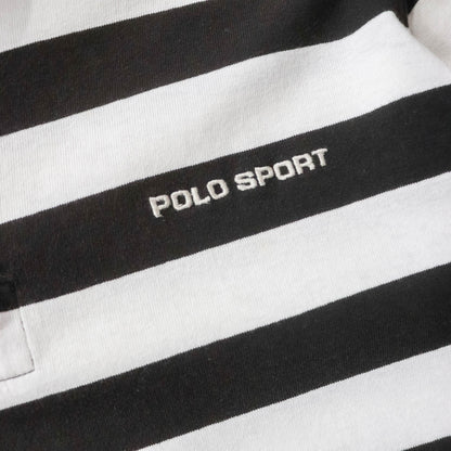 Polo Sport Embroidered Spellout Rugby Shirt - 90s (M)