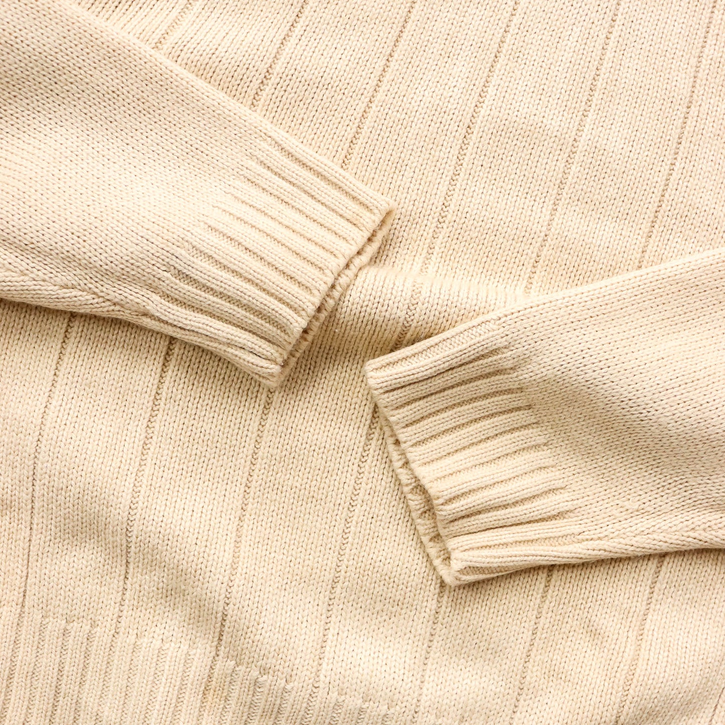 Southpole 1/4 Zip Ribbed Knit Sweater - 2000s (L)