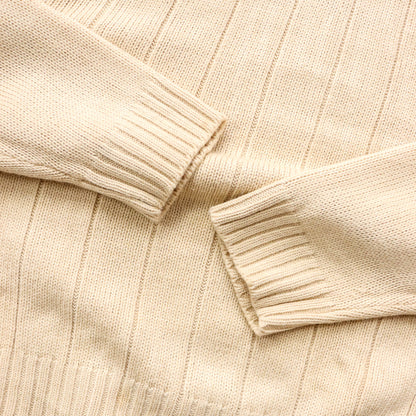 Southpole 1/4 Zip Ribbed Knit Sweater - 2000s (L)