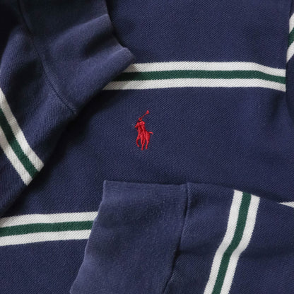 Polo Ralph Lauren Striped Rugby Shirt - 90s (L)
