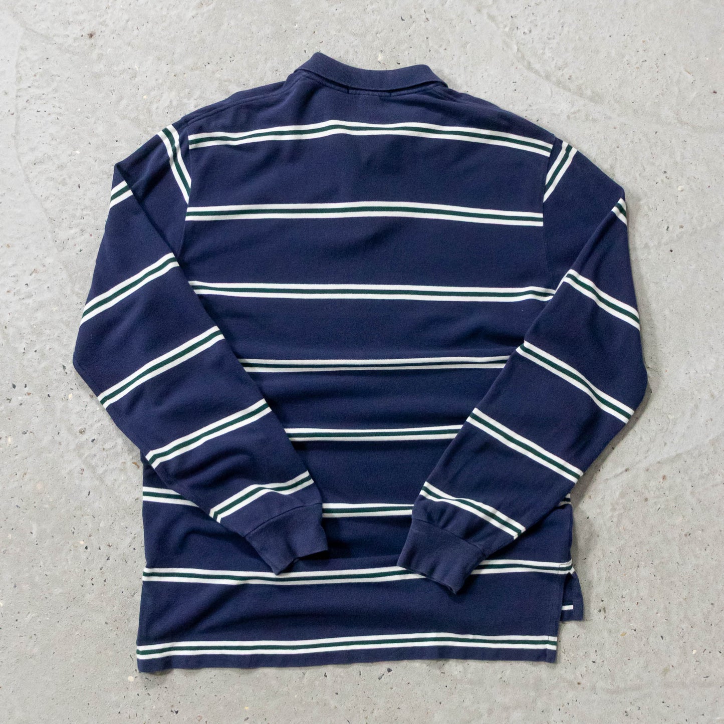 Polo Ralph Lauren Striped Rugby Shirt - 90s (L)