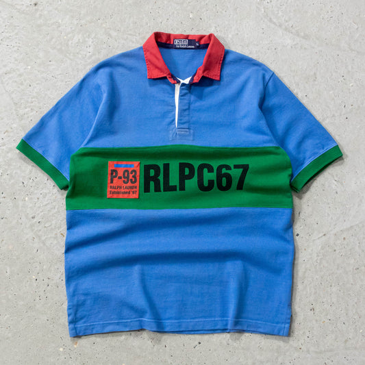 Polo Ralph Lauren P-93 RLPC67 Rugby Shirt - 90s (L)