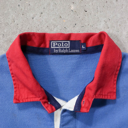 Polo Ralph Lauren P-93 RLPC67 Rugby Shirt - 90s (L)
