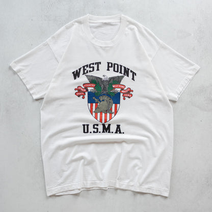 Vintage 80s West Point Military Academy Tee - L