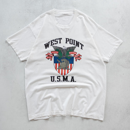 Vintage 80s West Point Military Academy Tee - L