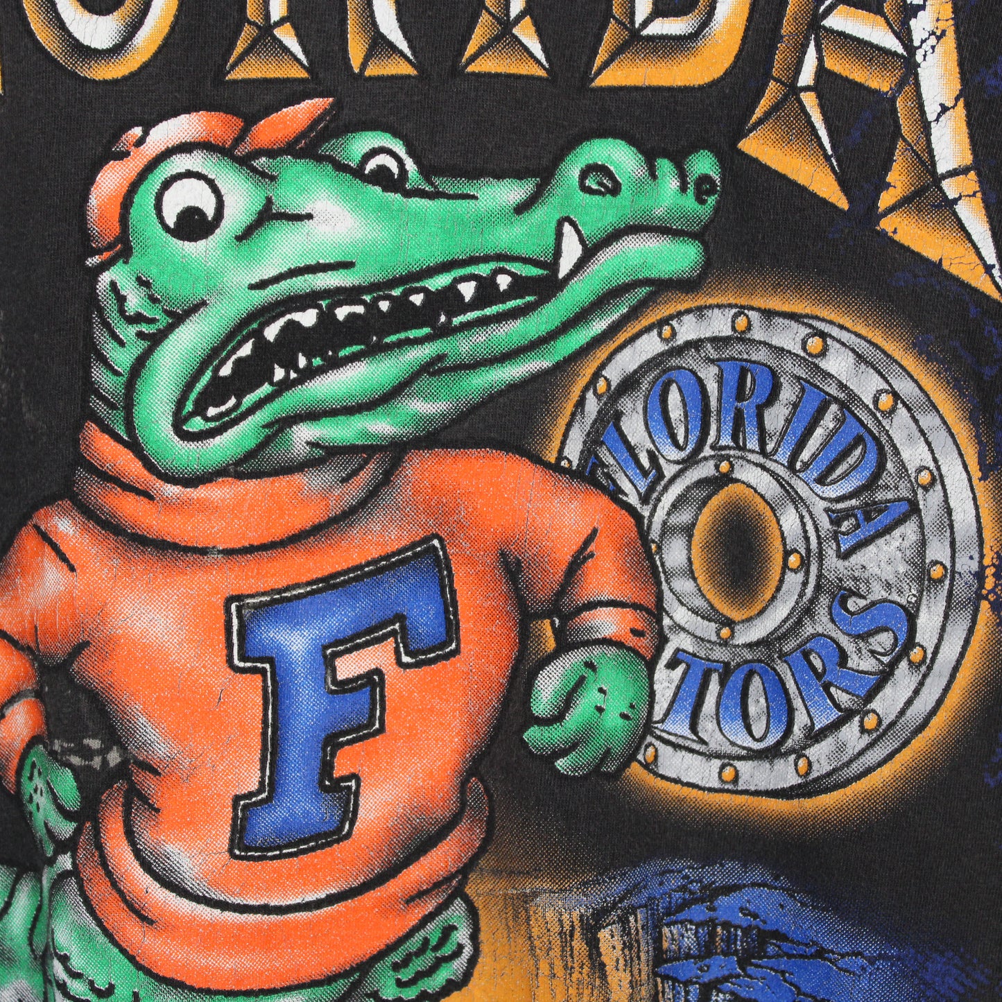 Vintage Florida Gators AOP NCAA Tee - L