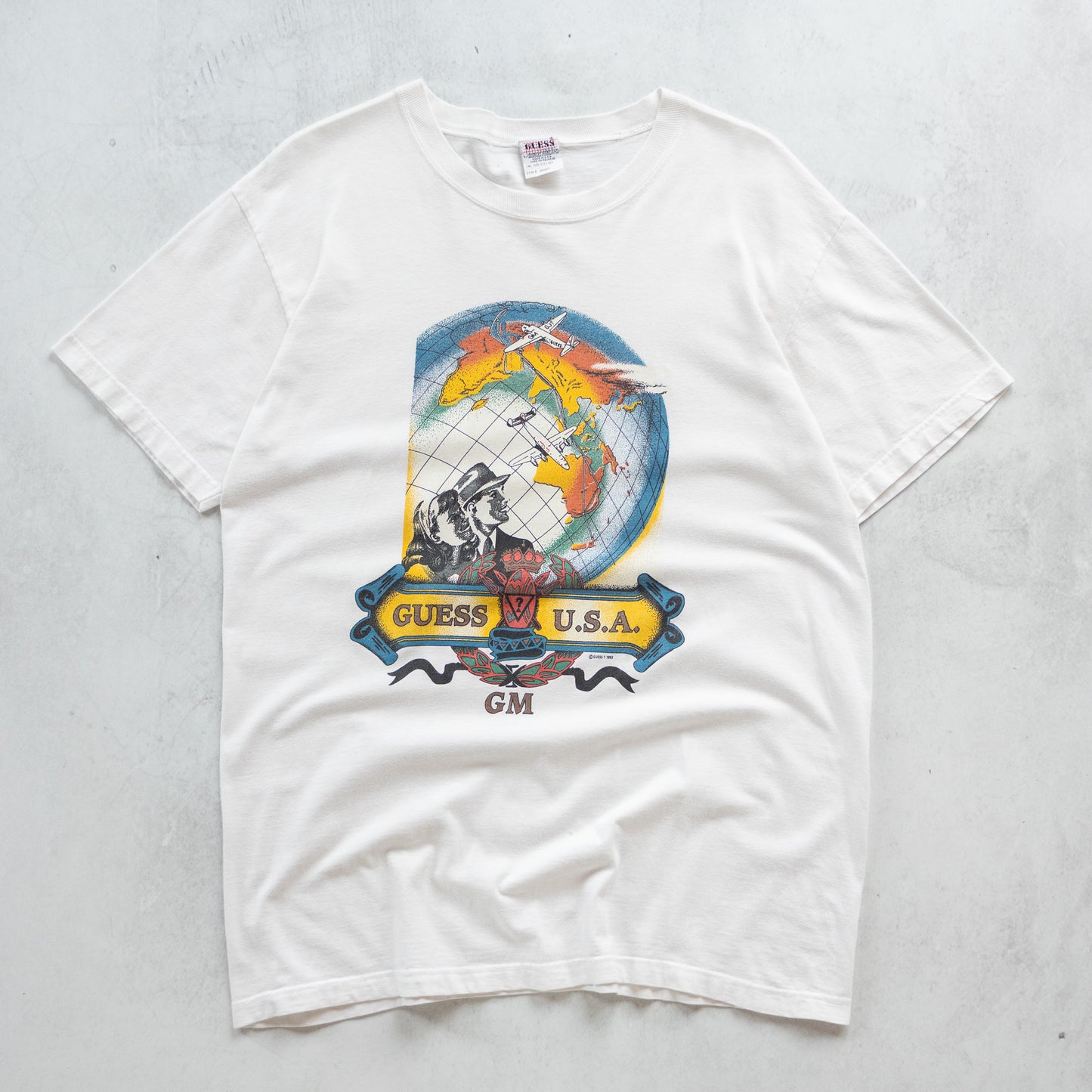 Vintage 90s Guess Jeans USA Graphic Tee - L