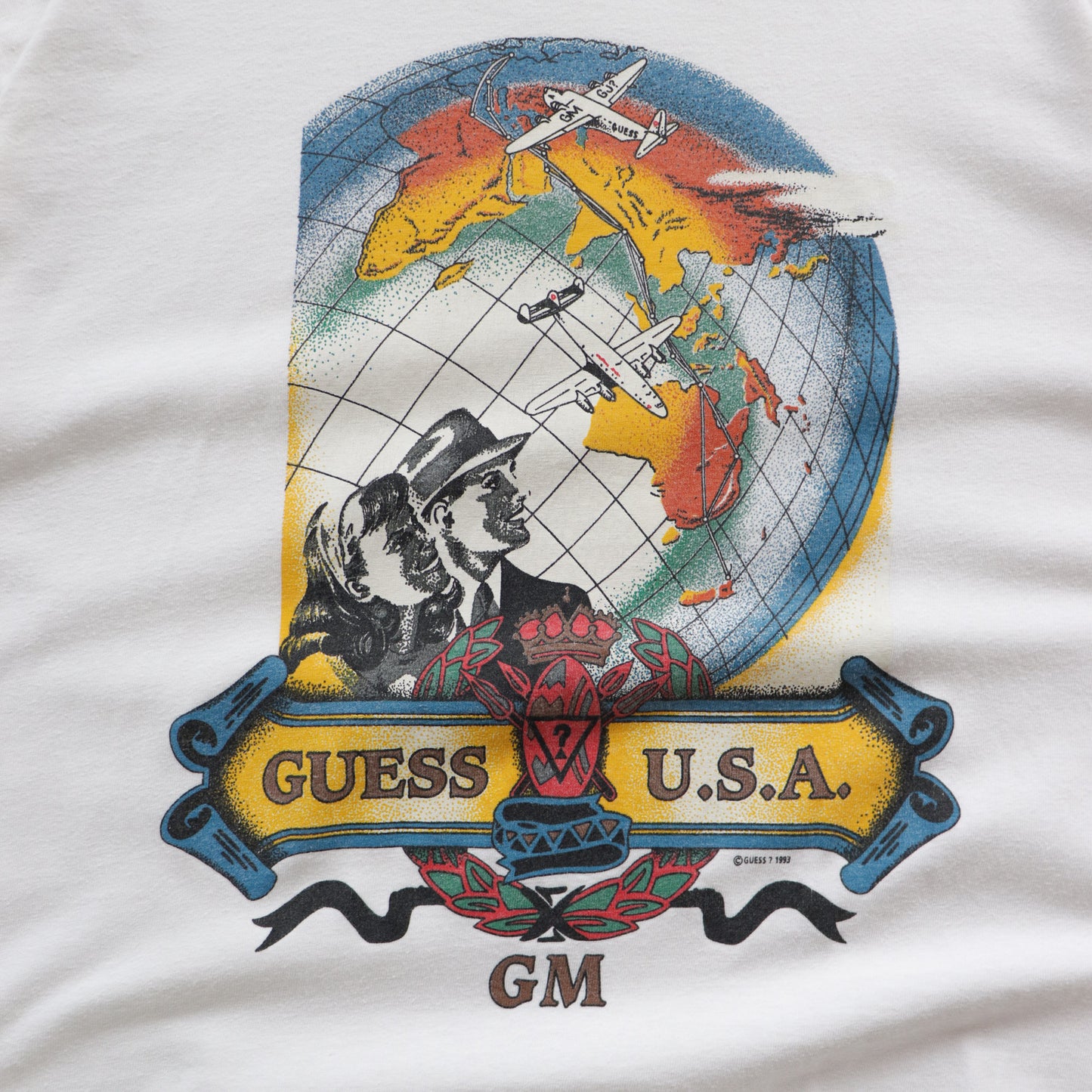 Vintage 90s Guess Jeans USA Graphic Tee - L