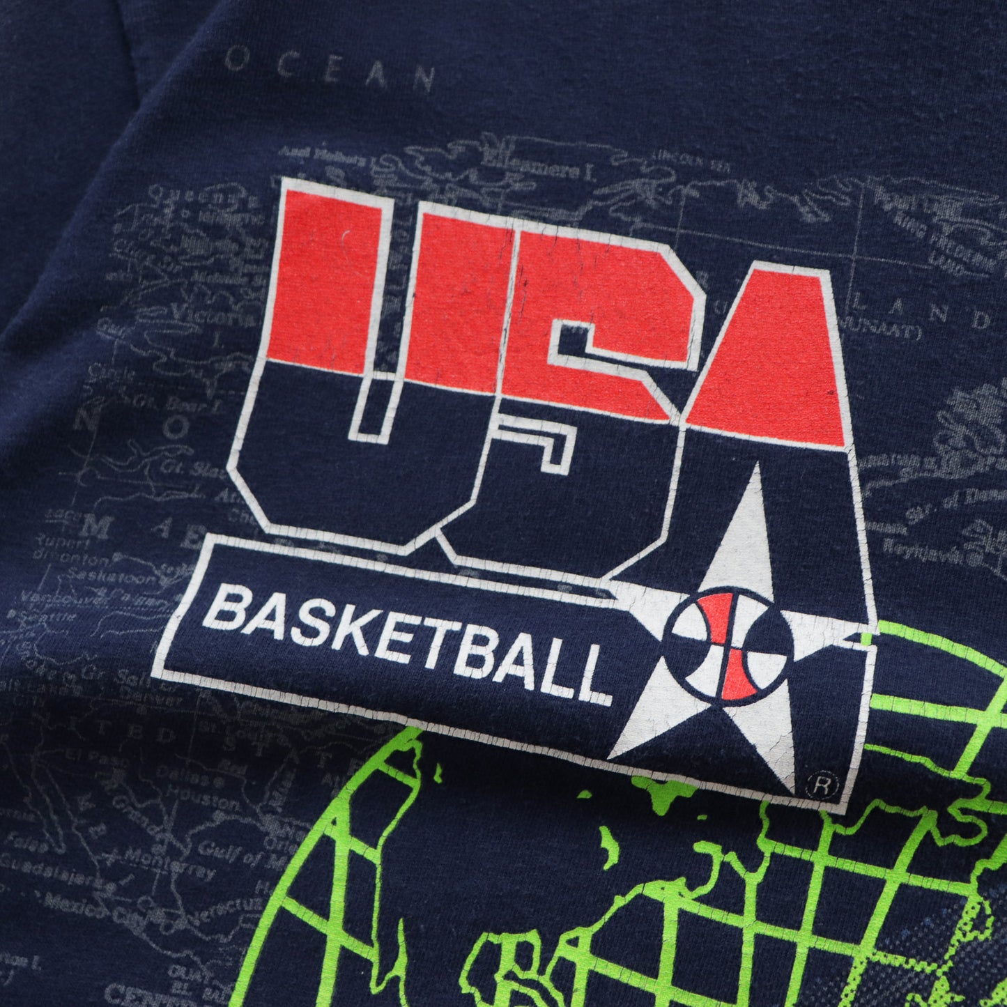Vintage 90s USA Basketball Dream Team Tee - L
