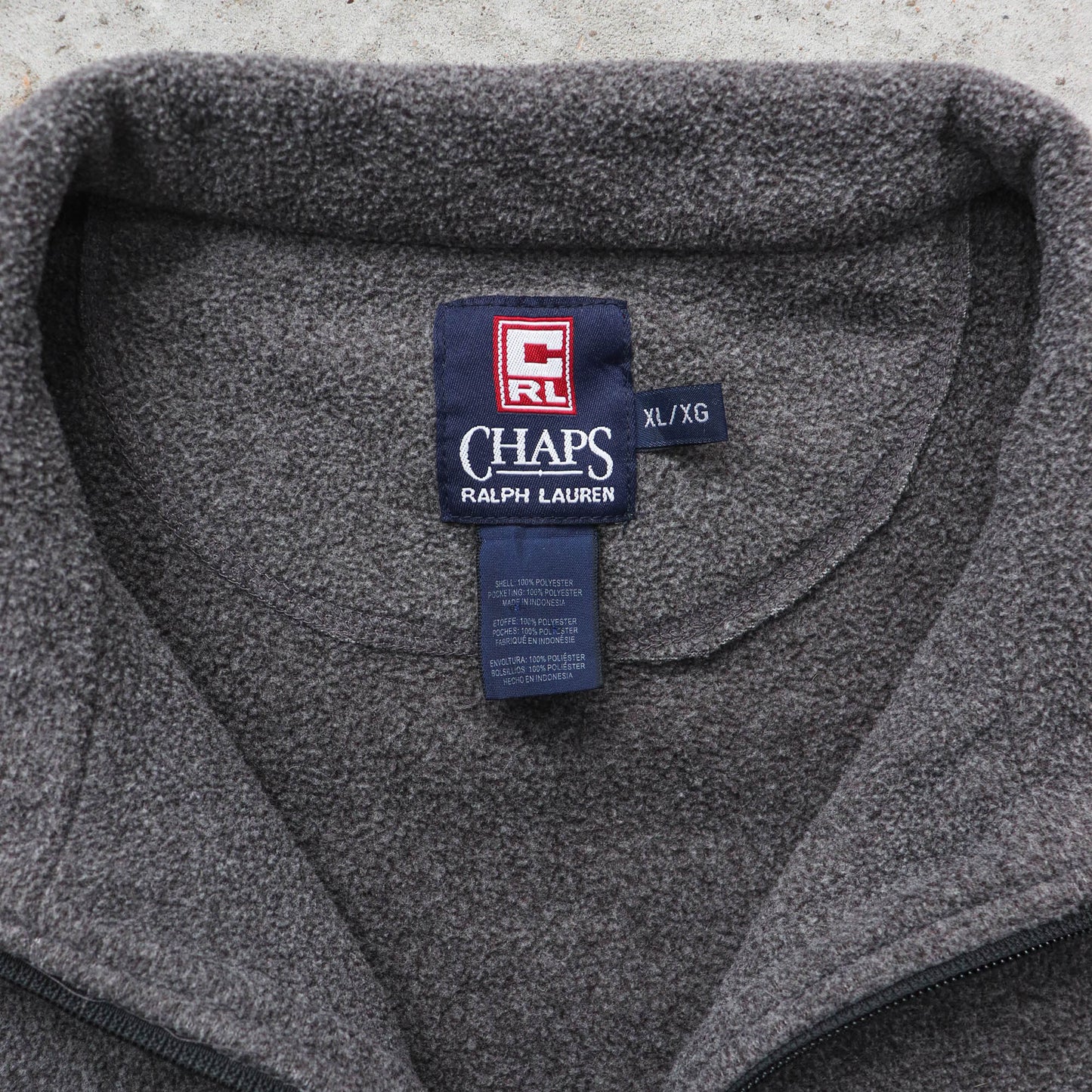 Chaps Ralph Lauren Technical Fleece Jacket - 2000s (XL)
