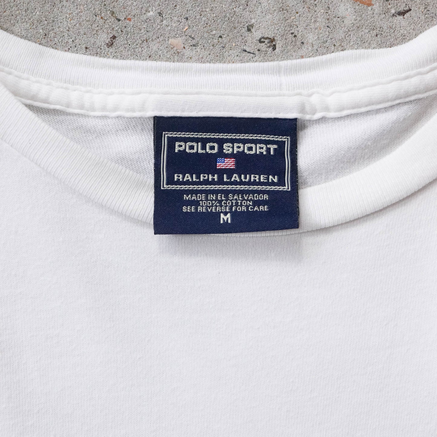 Polo Sport Spellout Tee - 90s (M)