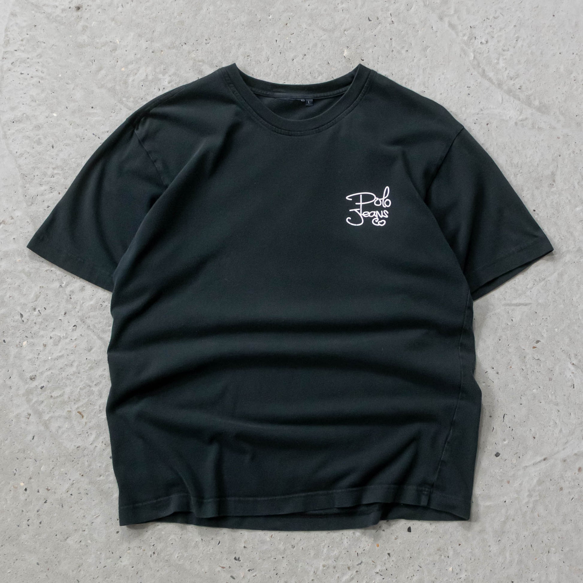 Polo Jeans Co Spellout Tee - 90s (M) - AL Vintage