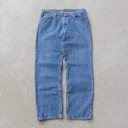 Polo Ralph Lauren Mid Wash Denim Jeans - 90s (34x31) - AL Vintage