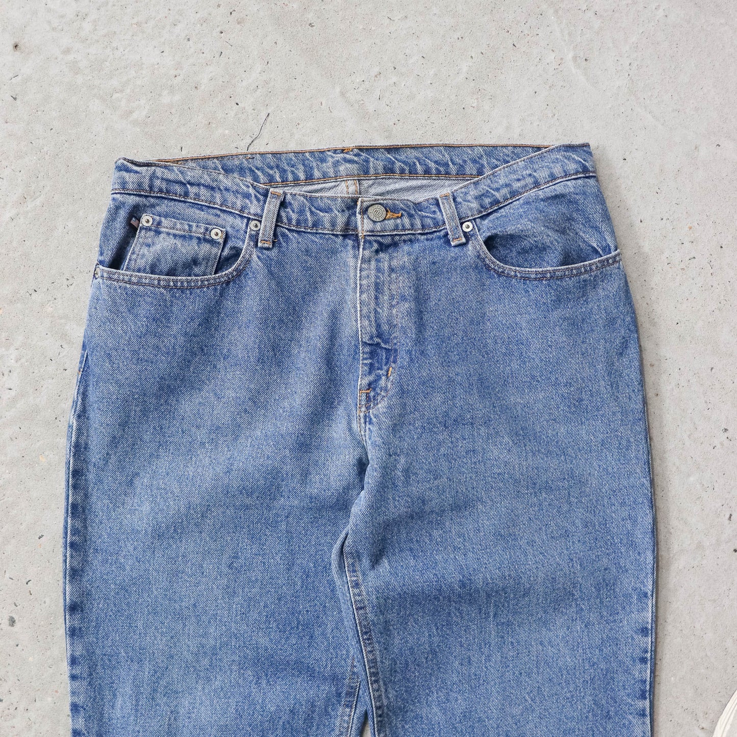 Polo Ralph Lauren Mid Wash Denim Jeans - 90s (34x31) - AL Vintage