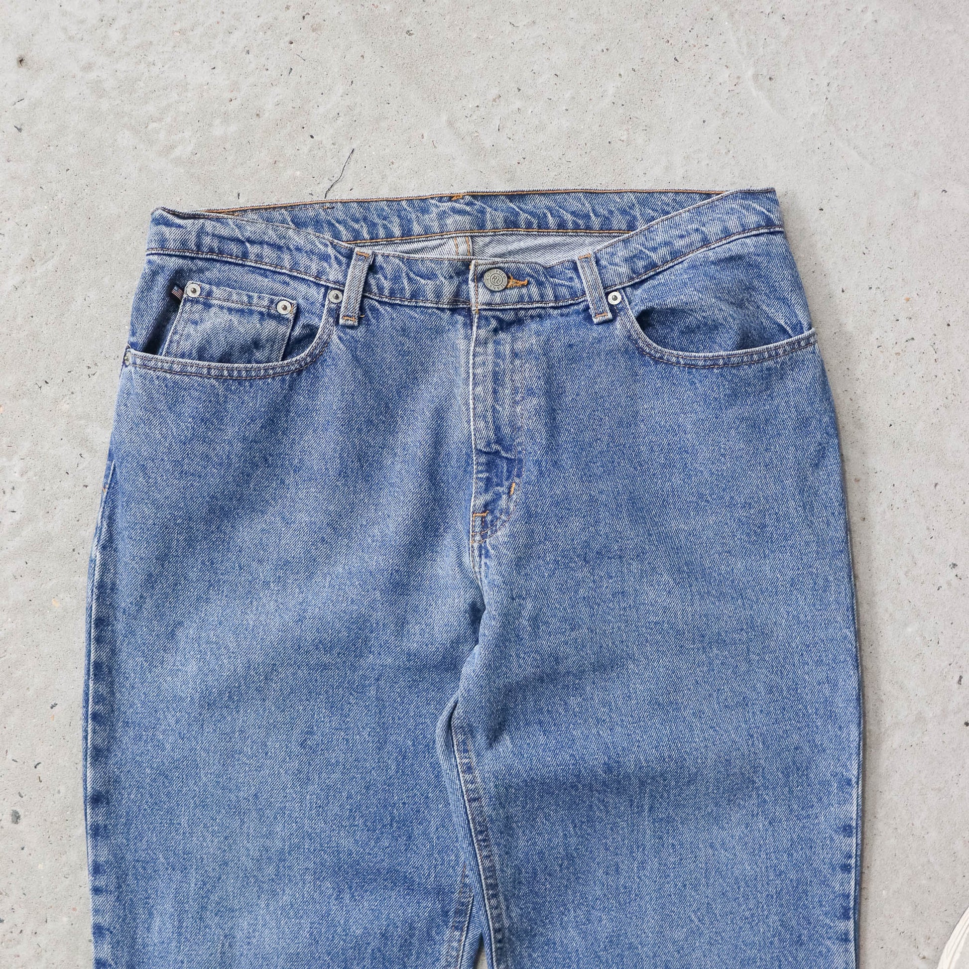 Polo Ralph Lauren Mid Wash Denim Jeans - 90s (34x31) - AL Vintage