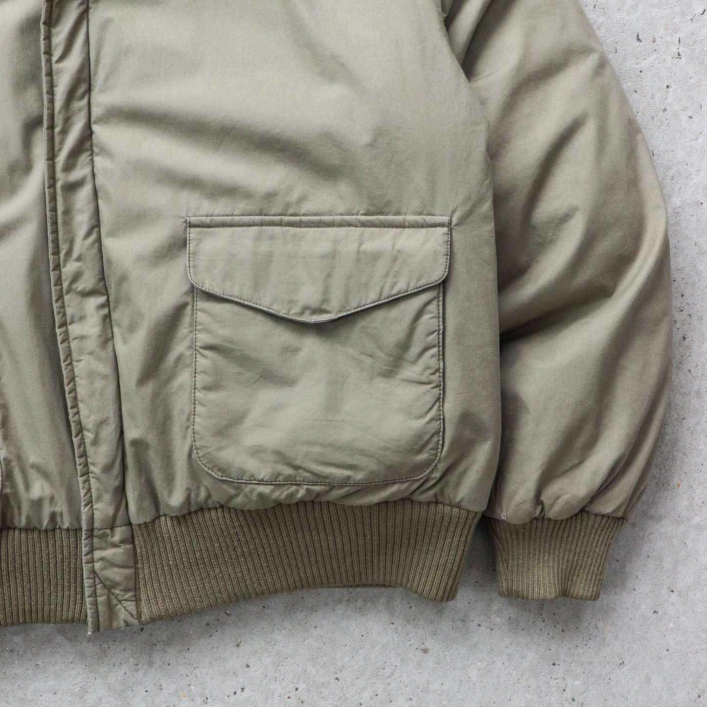 Polo Ralph Lauren A-2 Bomber Puffer Jacket - 80s (M)