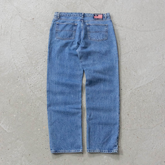 Polo Ralph Lauren Mid Wash Denim Jeans - 90s (34x31)