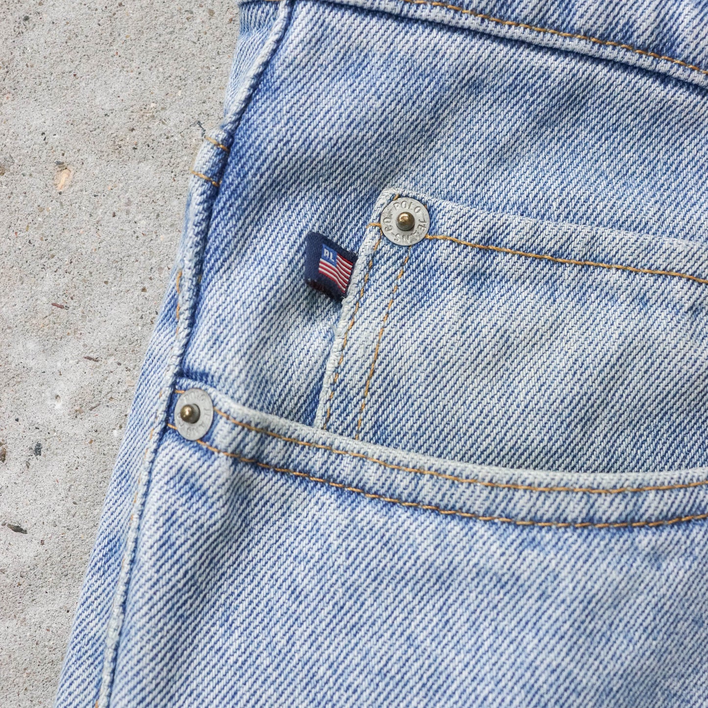 Polo Ralph Lauren Light Wash Denim Jeans - 90s (34x32)
