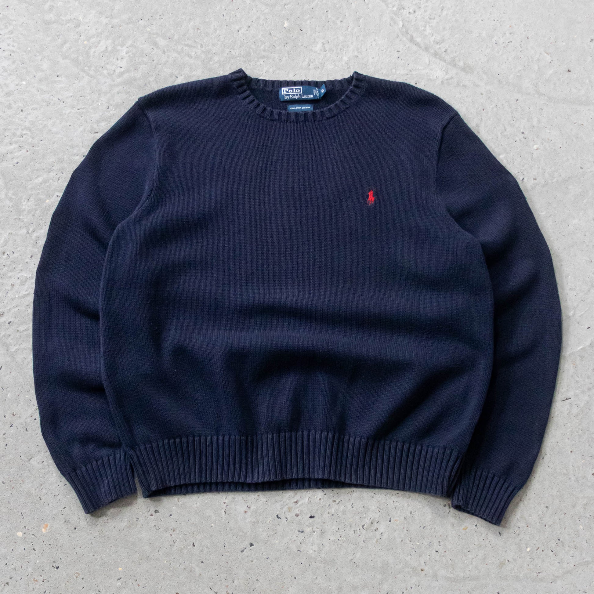 Polo Ralph Lauren Knit Sweater - 90s (XL) - AL Vintage