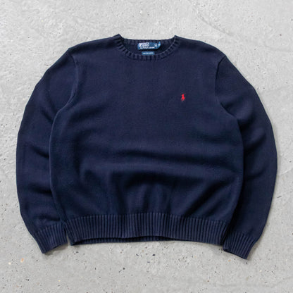 Polo Ralph Lauren Knit Sweater - 90s (XL) - AL Vintage