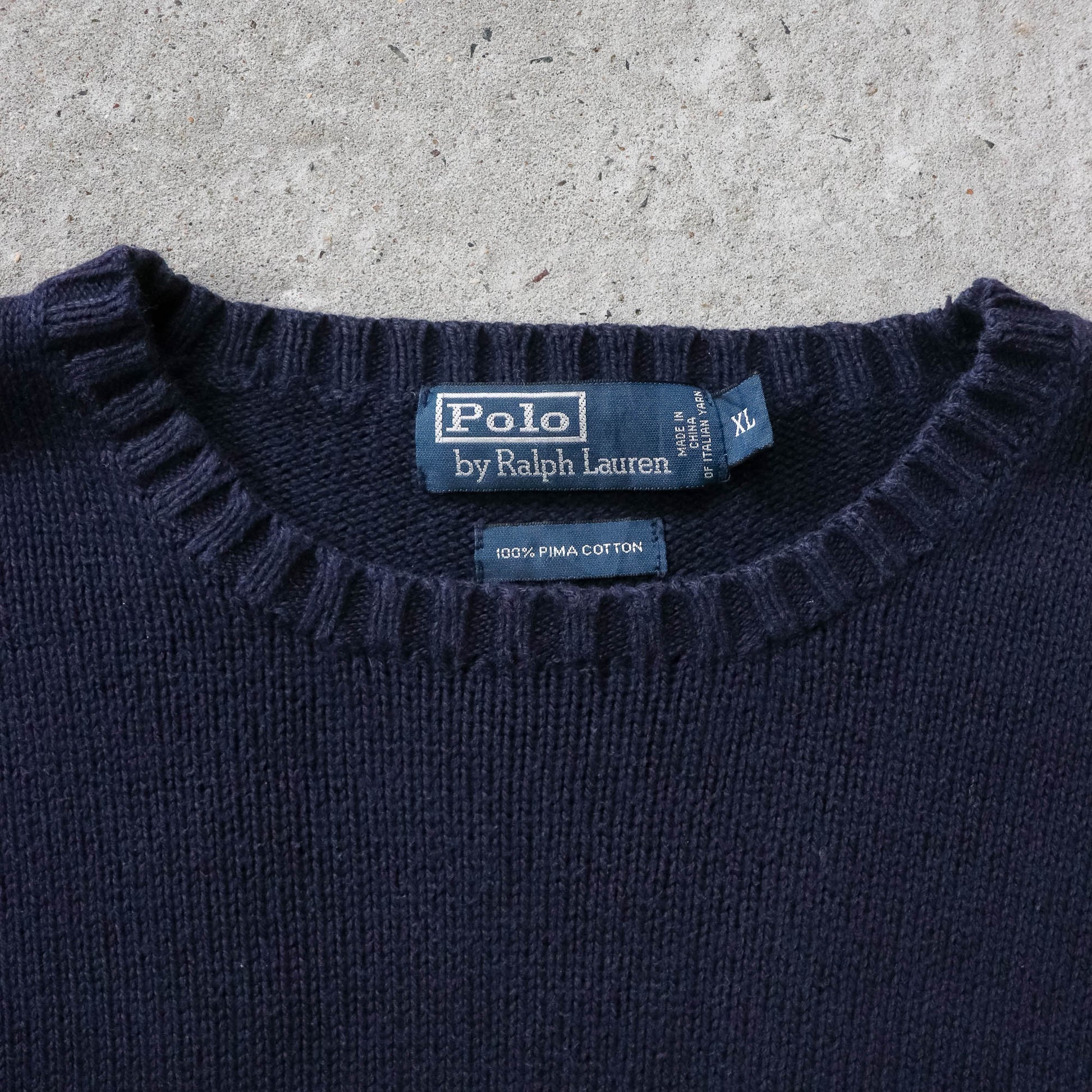 Polo Ralph Lauren Knit Sweater - 90s (XL) - AL Vintage