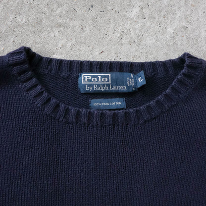 Polo Ralph Lauren Knit Sweater - 90s (XL) - AL Vintage