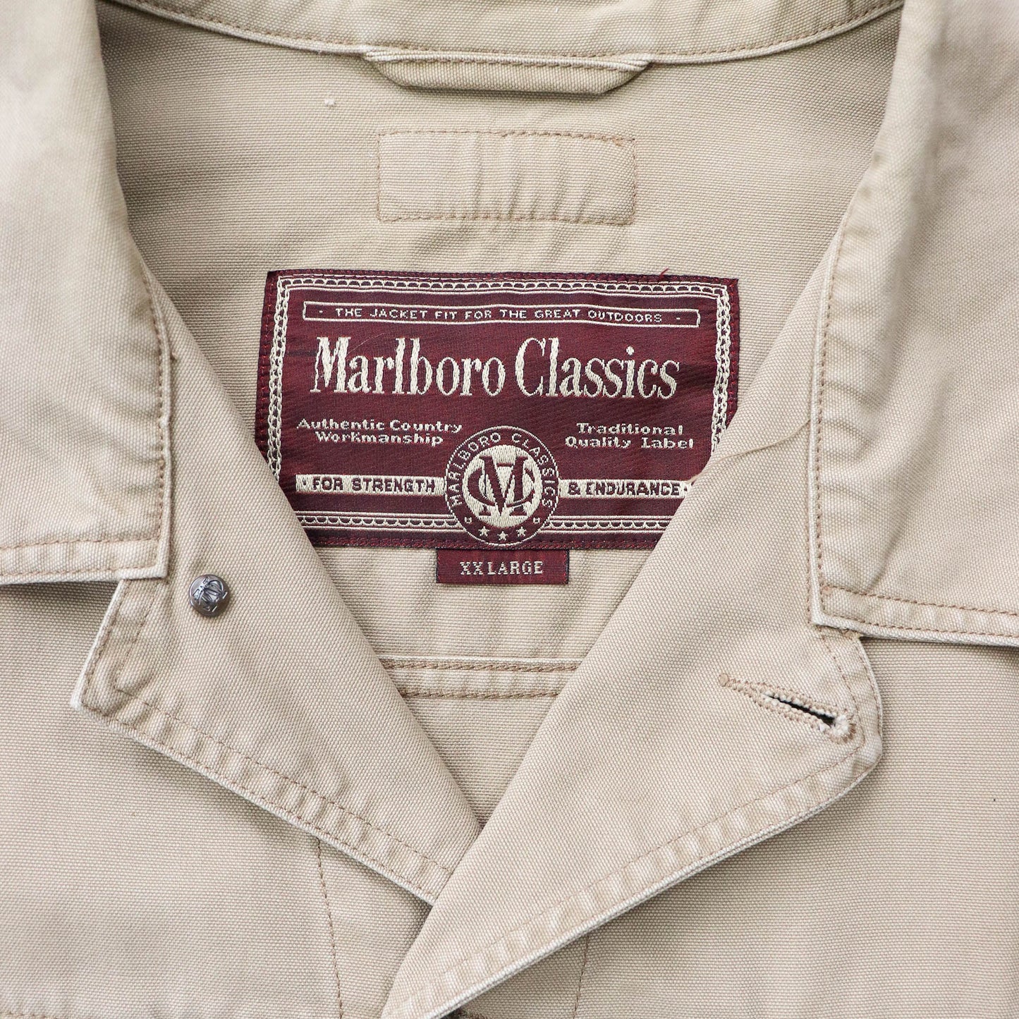 Marlboro Classics Canvas Trucker Jacket - 90s (L)