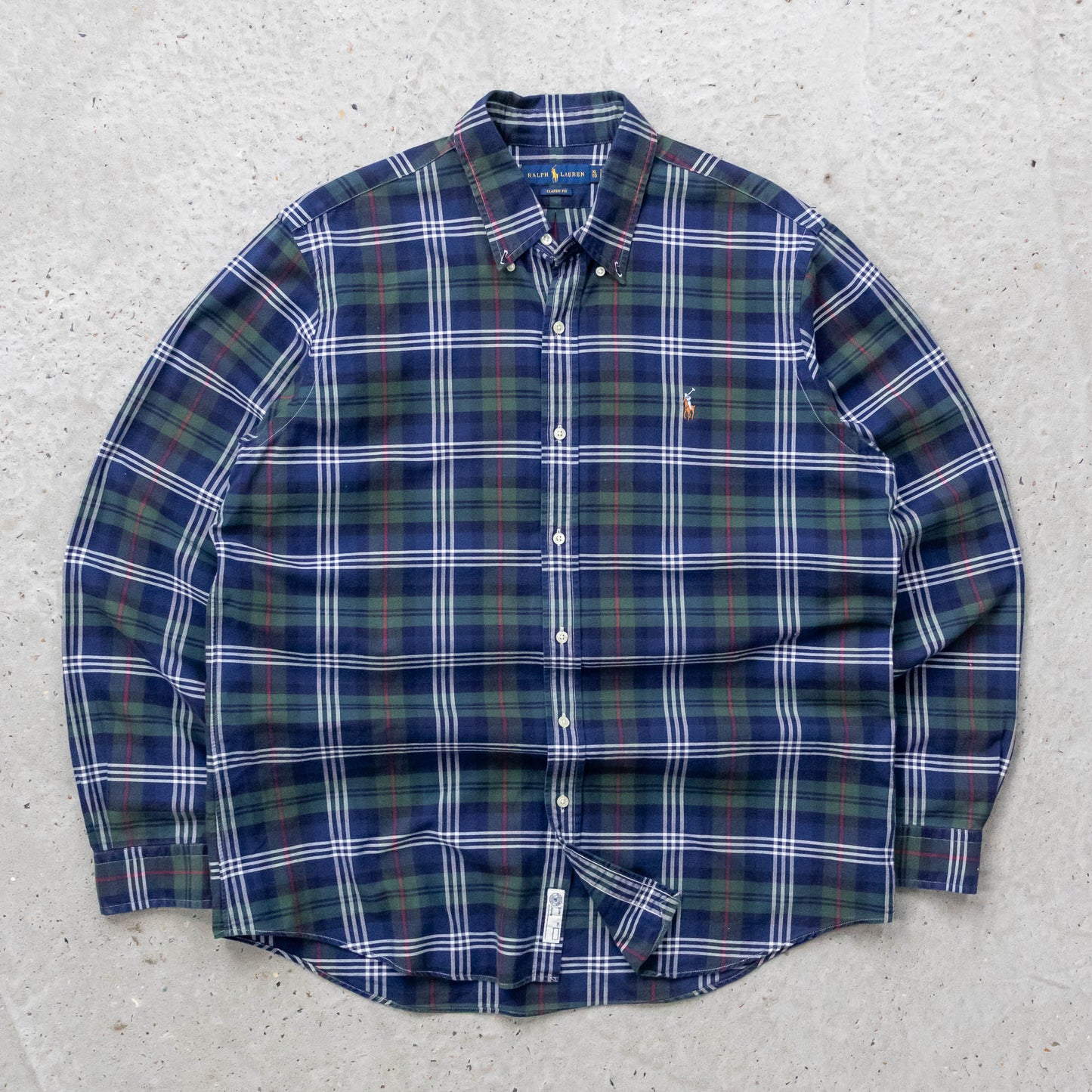 Polo Ralph Lauren Plaid Button Up Shirt - 2000s (XL)