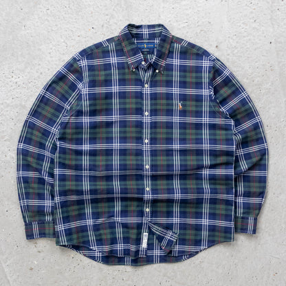 Polo Ralph Lauren Plaid Button Up Shirt - 2000s (XL)