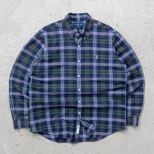 Polo Ralph Lauren Plaid Button Up Shirt - 2000s (XL)