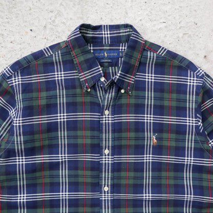 Polo Ralph Lauren Plaid Button Up Shirt - 2000s (XL)