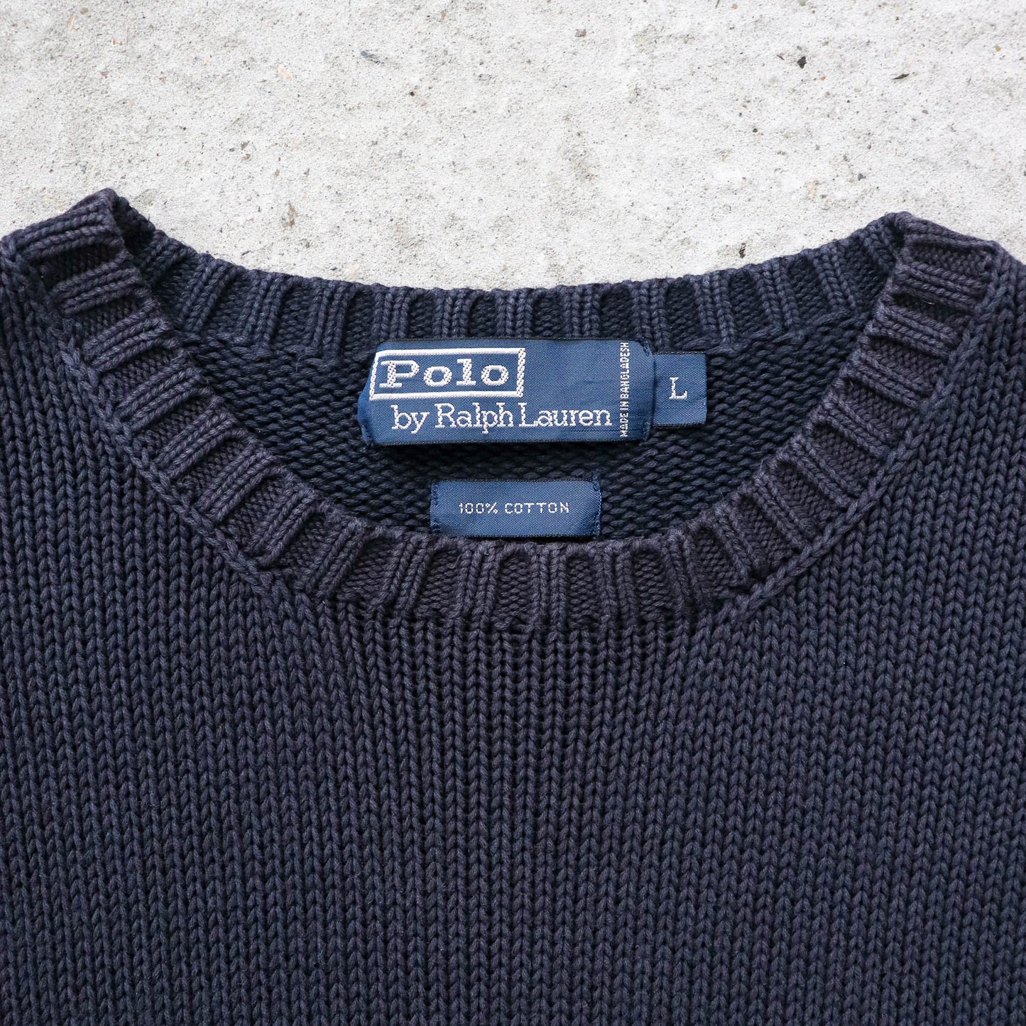 Polo Ralph Lauren Heavy Knit Sweater - 90s (L)