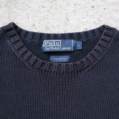 Polo Ralph Lauren Heavy Knit Sweater - 90s (L)