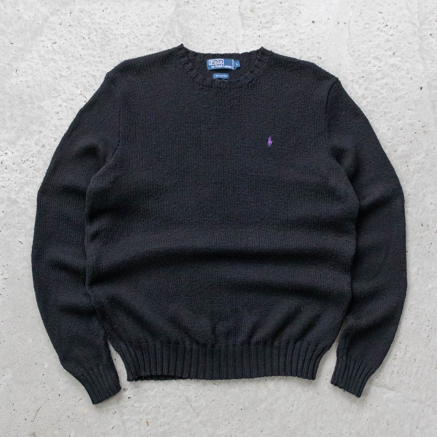 Polo Ralph Lauren Heavy Knit Sweater - 90s (L)