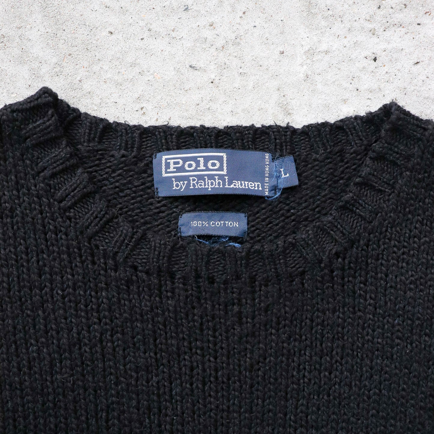 Polo Ralph Lauren Heavy Knit Sweater - 90s (L)