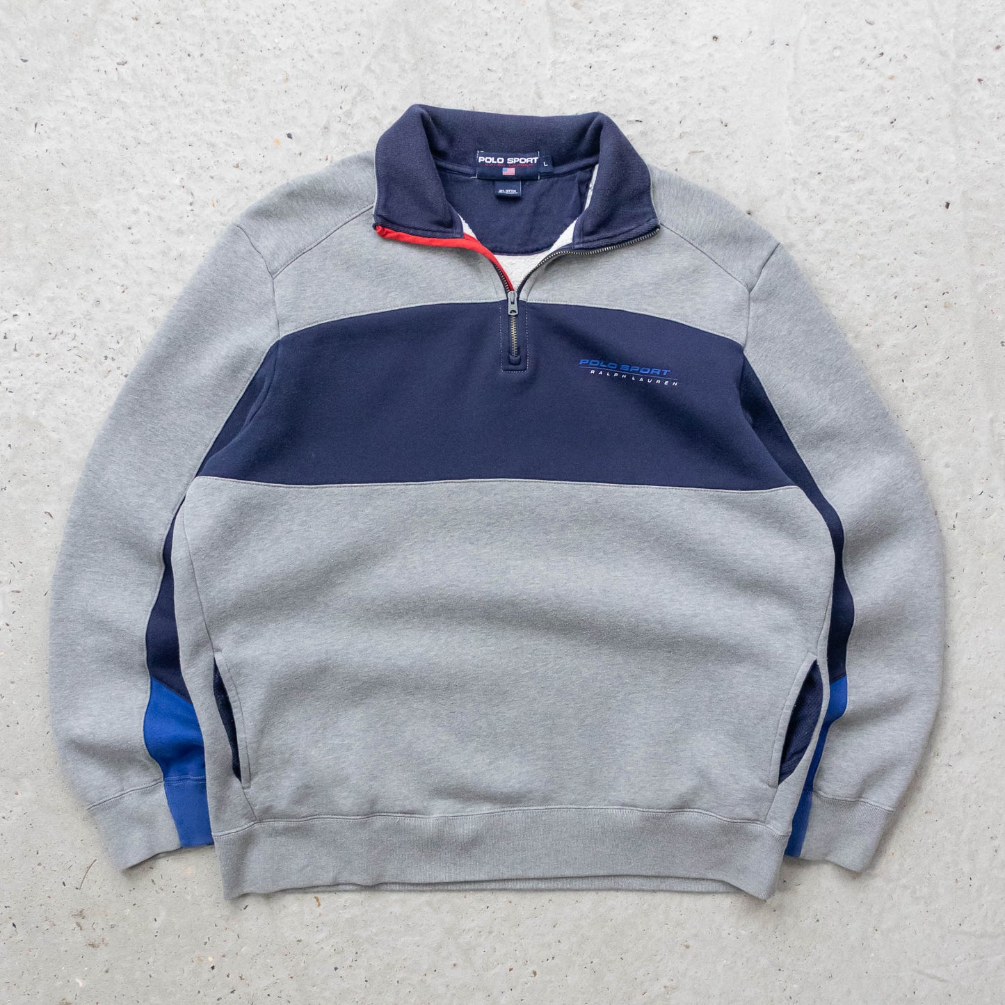 Polo Sport Ralph Lauren 1/4 Zip Sweatshirt - 90s (L)