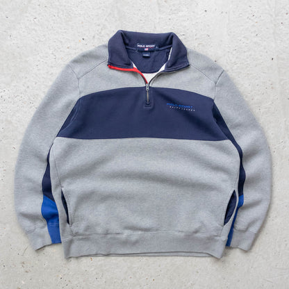Polo Sport Ralph Lauren 1/4 Zip Sweatshirt - 90s (L)
