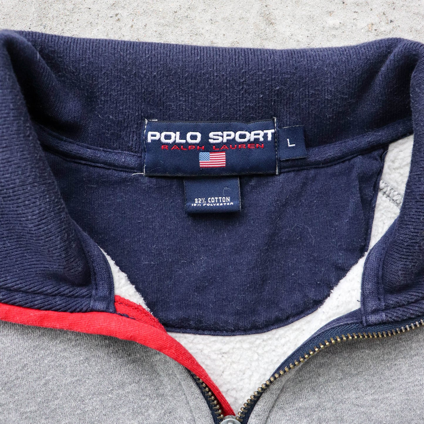 Polo Sport Ralph Lauren 1/4 Zip Sweatshirt - 90s (L)