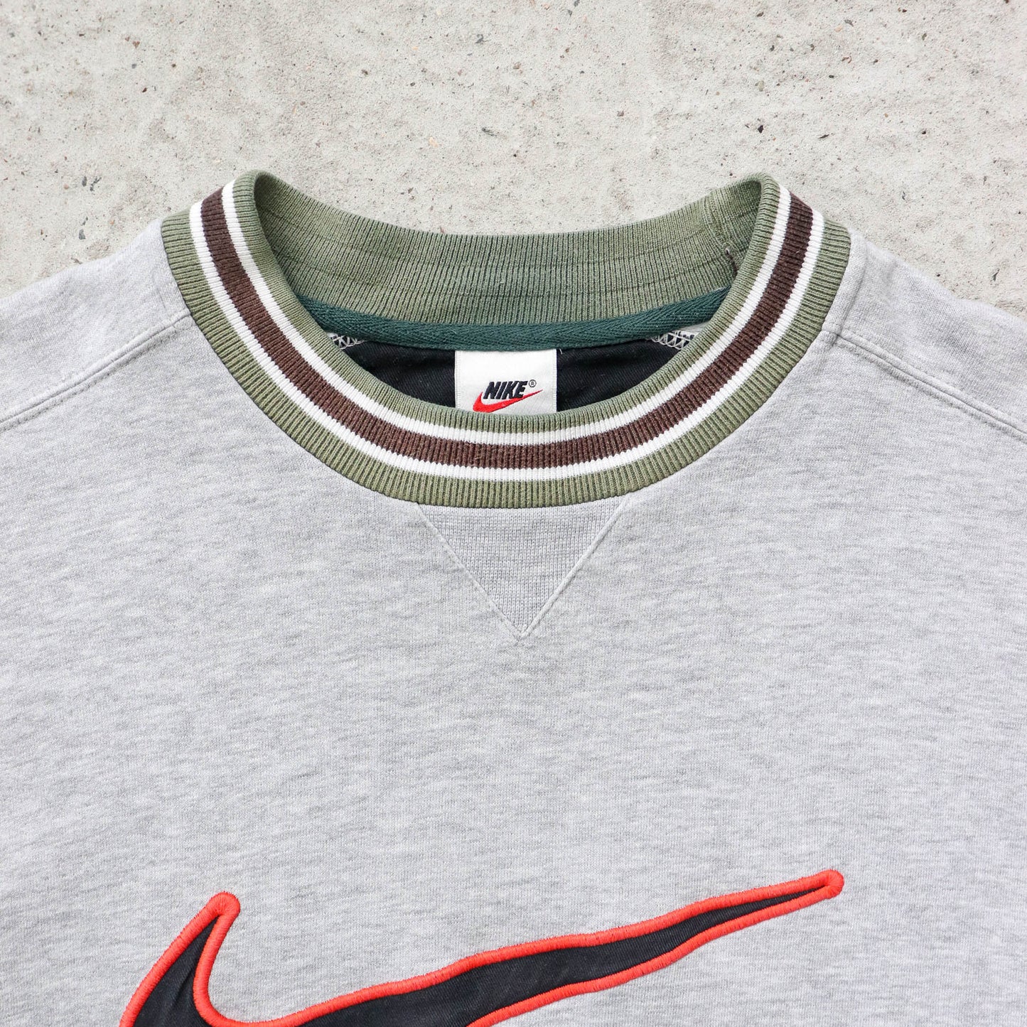 Nike Big Swoosh Ringer Sweatshirt - 90s (XL)