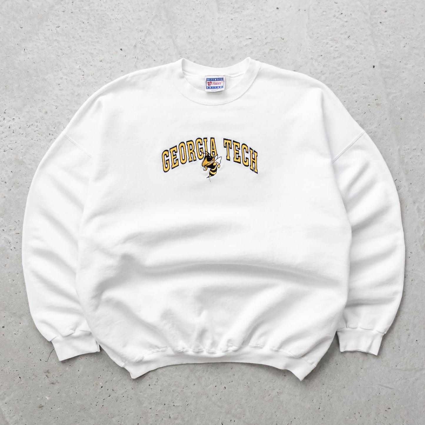 Georgia Tech Yellow Jackets Embroidered Sweatshirt - 90s (XL)