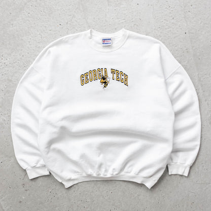 Georgia Tech Yellow Jackets Embroidered Sweatshirt - 90s (XL)