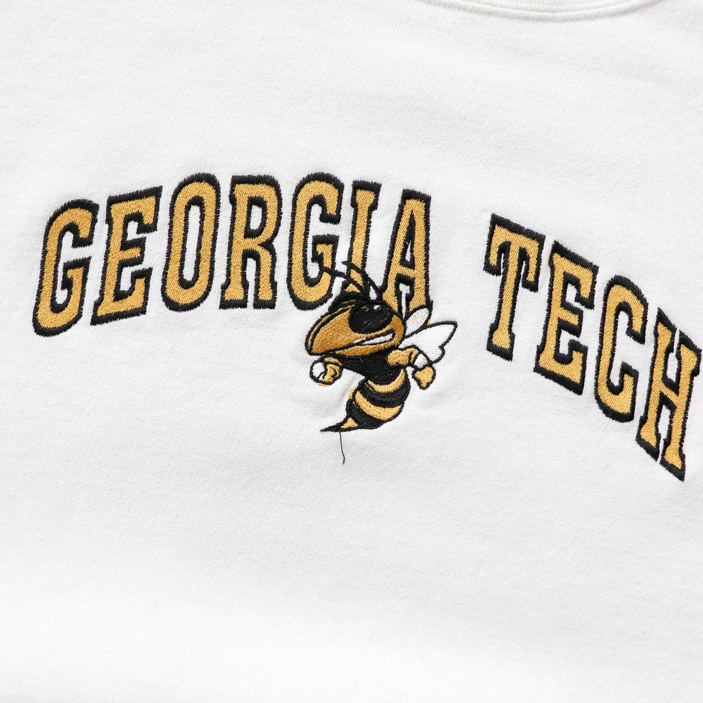 Georgia Tech Yellow Jackets Embroidered Sweatshirt - 90s (XL)