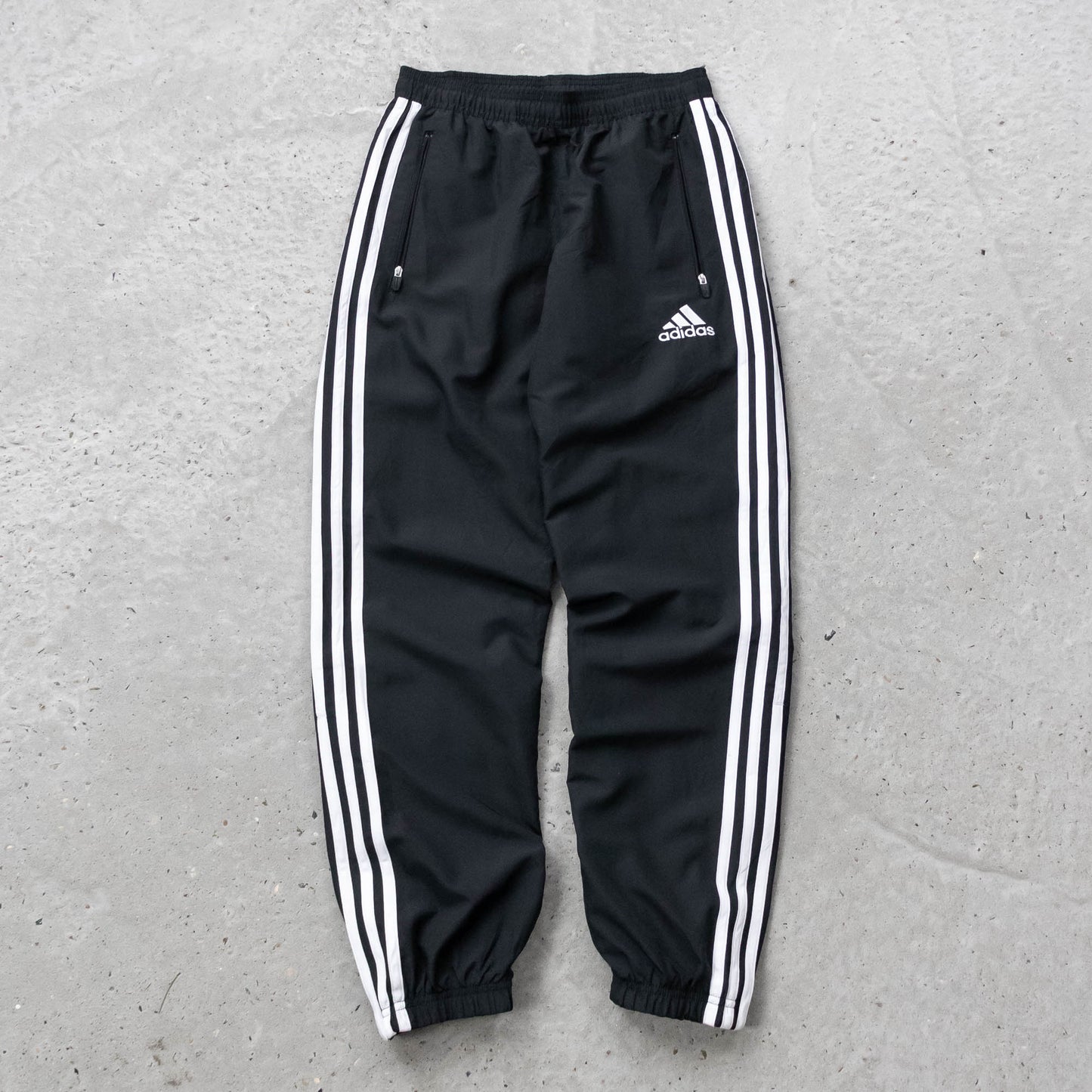 Adidas 3-Stripe Embroidered Track Pants - 2000s (XS)