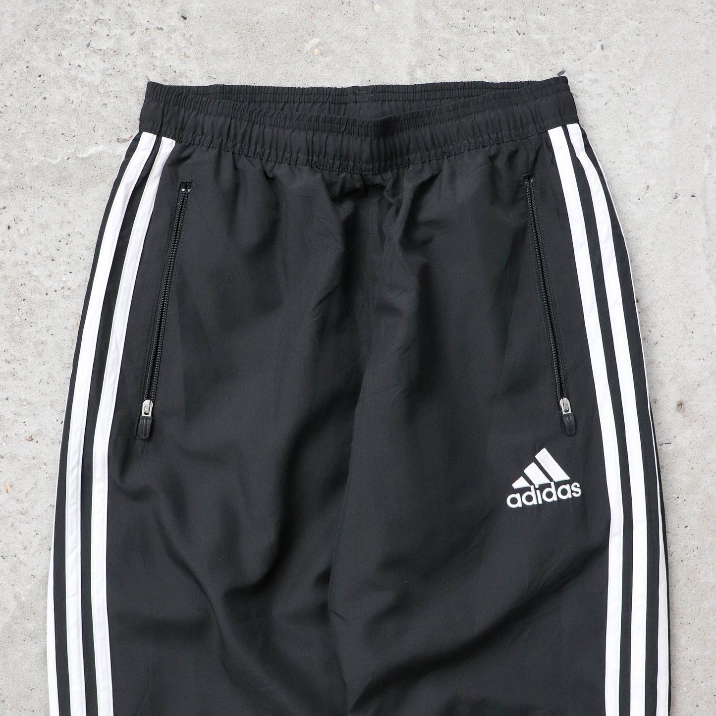 Adidas 3-Stripe Embroidered Track Pants - 2000s (XS)