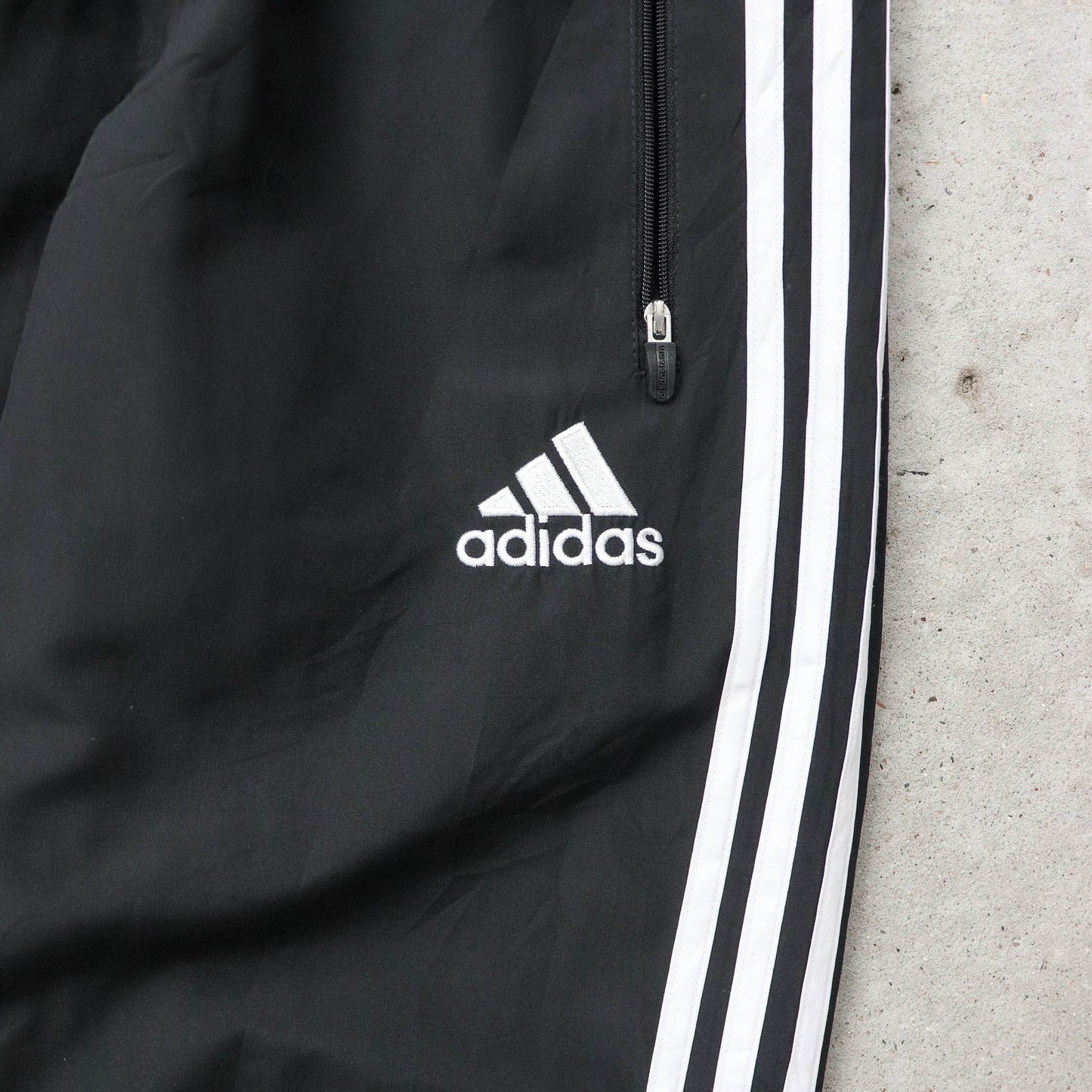 Adidas 3-Stripe Embroidered Track Pants - 2000s (XS)